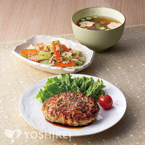 もずく入り和風ポークハンバーグ