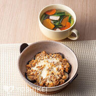 なすと肉みその和風ヘルシーグラタン