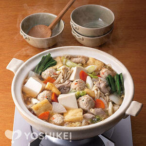 健康鶏の二段仕込みしょうゆ鍋