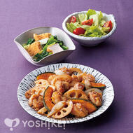 鶏肉とれんこんの南蛮だれ