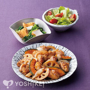 鶏肉とれんこんの南蛮だれ