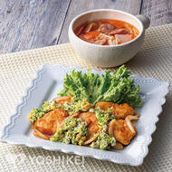 ブロッコリータルタルで食べる！焼きチキン南蛮