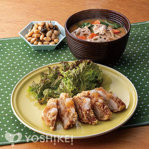 おろしチキン竜田の三柑ぽん酢がけ