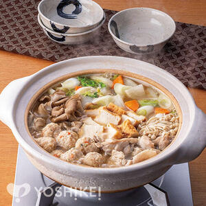 あごだし香る！健康鶏のみそ鍋