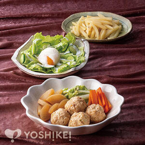 生姜香る鶏団子と冬野菜のあったか煮