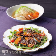 牛肉とかぼちゃのバルサミコソテー