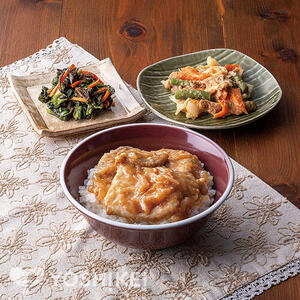 豚肉のひまわり蜂蜜照り焼き丼