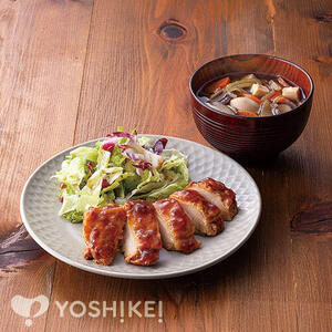 和風醤油オニオンチキンステーキ