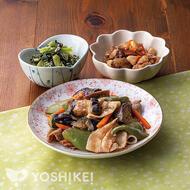 なすと豚肉の甘辛味噌