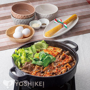 本多シェフ監修　〆はパスタで！トマト入りイタリアンすき焼き