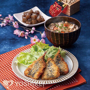 いわしの梅肉パン粉焼き