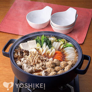 豚しゃぶ肉と2種のきのこの寄せ鍋