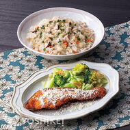 鮭のチーズパン粉焼き