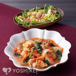 チキンと冬野菜のラタトゥイユ