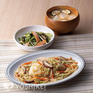 めかじきのレンジ蒸し～野菜あんかけ～