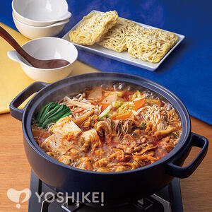 李朝園監修　豚キムチ鍋～〆はラーメンで～