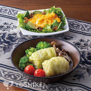 岩下の新生姜入りロールキャベツ