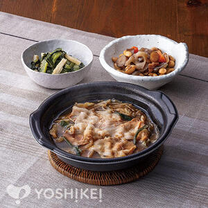 豚バラのにんにく醤油鍋