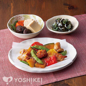 紙包み　鶏肉と野菜のみぞれソース