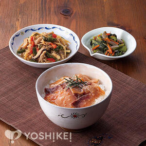 ぶりのごまだれ漬け丼