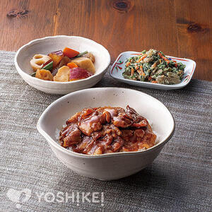 麦とハーブの三元豚の豚丼