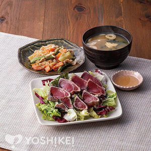 塩ぽん酢で食べるかつおのたたき