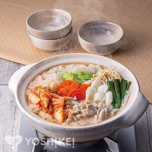 ２／３日分以上の野菜が摂れる！豆乳キムチ鍋