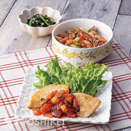 まんだいのムニエル~トマト塩昆布ソース~