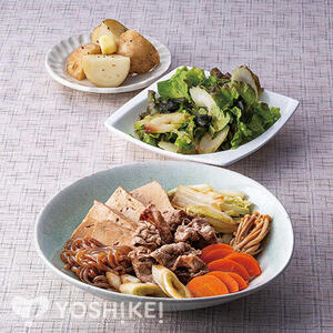 ７品目の牛肉豆腐