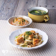 しそ香る鶏肉のバタポン炒め