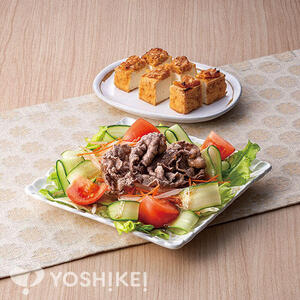 牛しゃぶサラダ～ＭＣＴオイル入り玉葱ドレッシング～