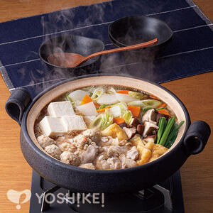 健康鶏の二段仕込みしょうゆ鍋