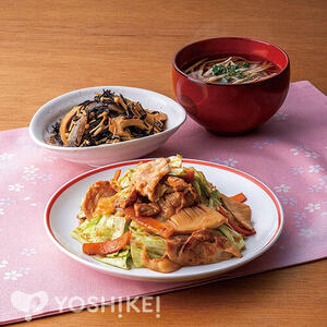 豚肉と春キャベツの和風炒め