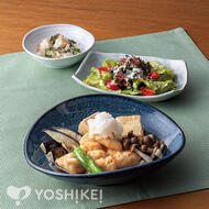 鶏ささみと豆腐の揚げ出し