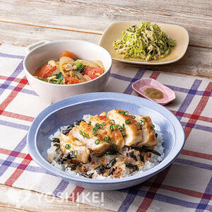 のり弁風！鶏肉の西京焼き丼