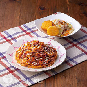 昔ながらのミートソーススパゲティ