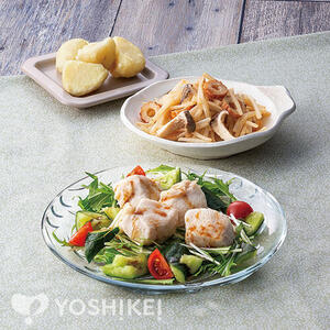 ゆで鶏のやみつきサラダ