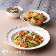 レタスと鶏肉の山賊炒め