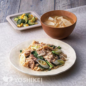 豚肉と切干大根の塩麹炒め