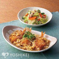 えびフライの卵とじ