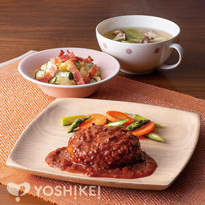 ぽかぽカフェ監修 ボロネーゼハンバーグ
