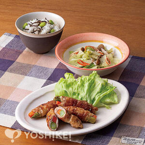 アスパラの豚肉巻き
