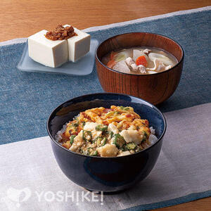 海鮮かき揚げ丼～ねばとろ涼味だれ～