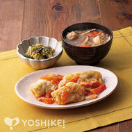 カレイの野菜あんかけ