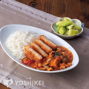 えびカツのせ！野菜のカラフルカレー