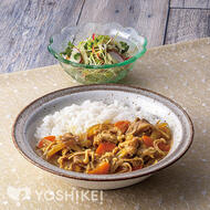 白だしで作る!2種のきのこの和風カレー