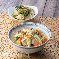1/2日分の野菜が摂れる!鶏白湯ラーメン