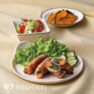 ほうれん草の豚肉巻き