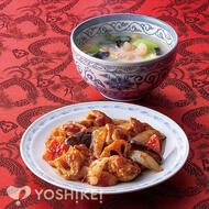 黒酢の郷　桷志田監修　鶏肉と根菜の黒酢炒め