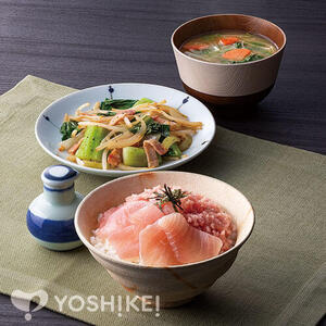 ２種のまぐろ丼